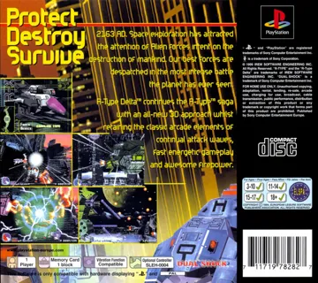 R-Type Delta (US) box cover back